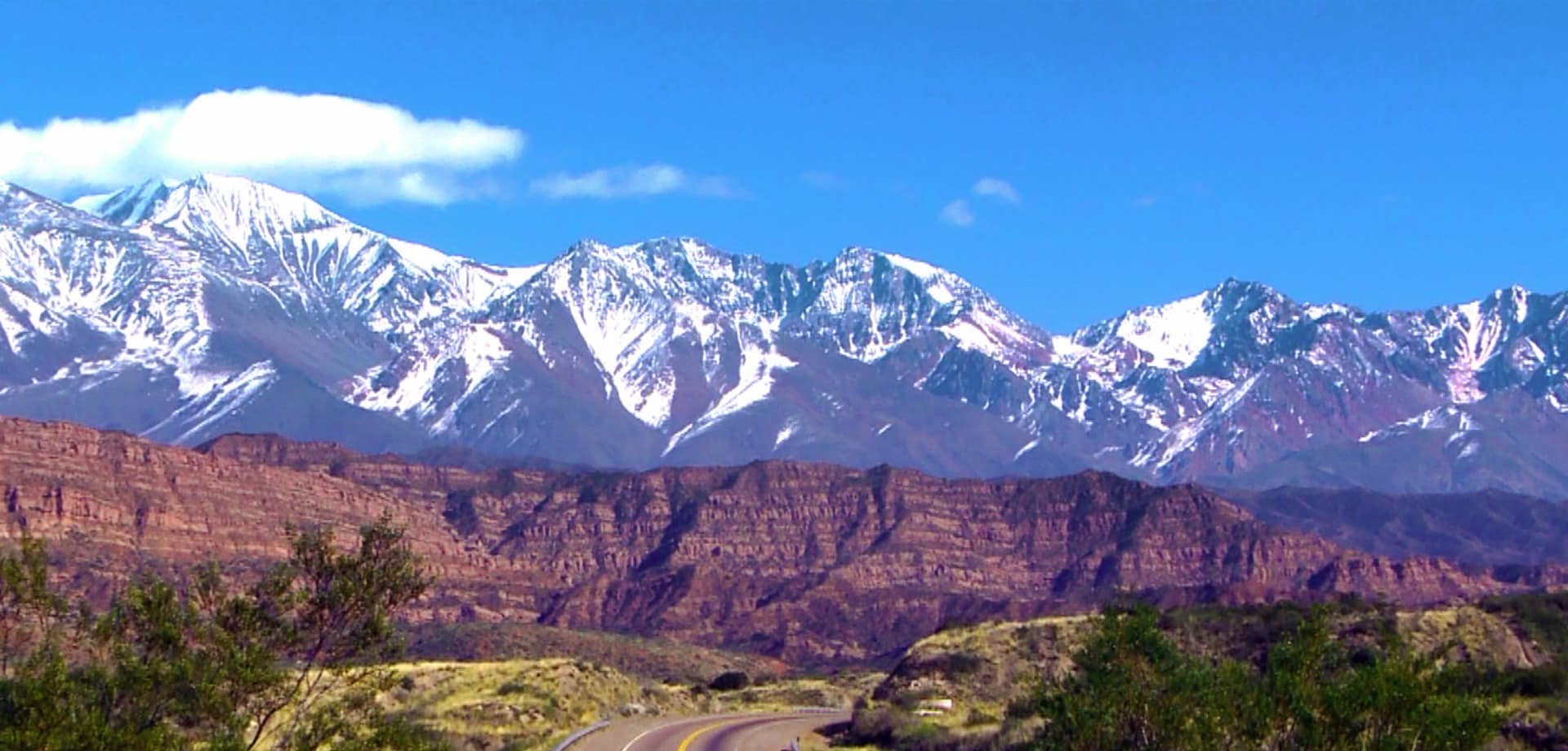 Argentina mendoza montanhas estrada